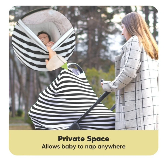 KEA BABIES ALL-IN-ONE CARSEAT/NURSING COVER - Picture 5 of 9